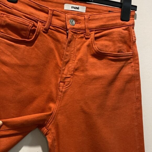 Mavi Barcelona Jeans wide leg Orange Size 26 - Picture 7 of 16